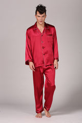 SOOYEH-NS Mens Pajamas Wine 002