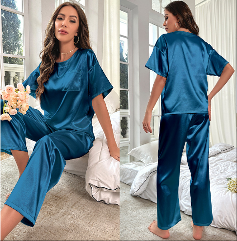 SOOYEH-NS Womens Pajamas Teal 001