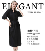 SOOYEH-NS Womens Robe Black 003