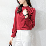 SOOYEH-NS Womens Shirt Red 001