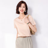 SOOYEH-NS Womens T-Shirt Beige 002