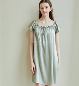 SilkSilky-NS Nightgown MintGreen 001