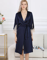 SOOYEH-NS Womens Robe DarkBlue 002