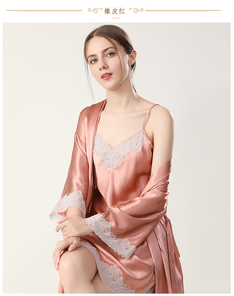 SOOYEH-NS Womens Robe Pink 002