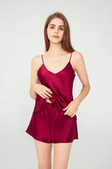 SOOYEH-NS Camisole Set Wine 002