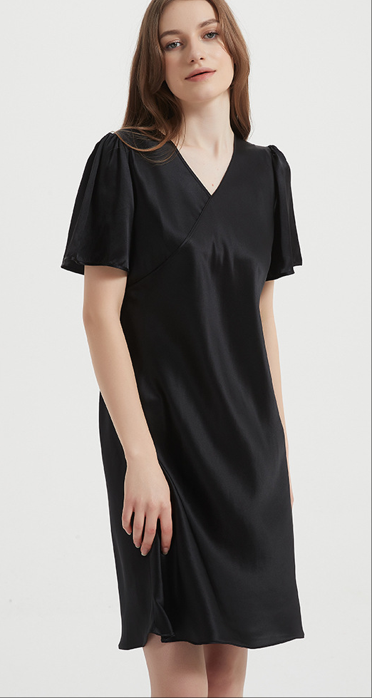 SOOYEH-NS Nightgown Black 002