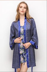 SOOYEH-NS Womens Robe Blue 008