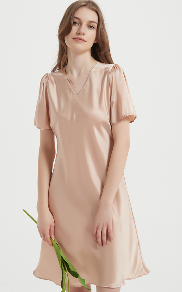 SOOYEH-NS Nightgown Champagne 001