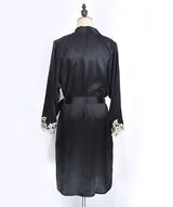 SOOYEH-NS Nightgown&Robe Set Black 008