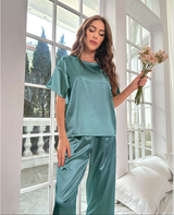 SOOYEH-NS Womens Pajamas GrayishBlue 001