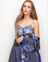 SOOYEH-NS Womens Robe Blue 009