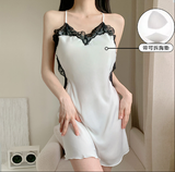 SOOYEH-NS Nightgown&Robe Set White 002