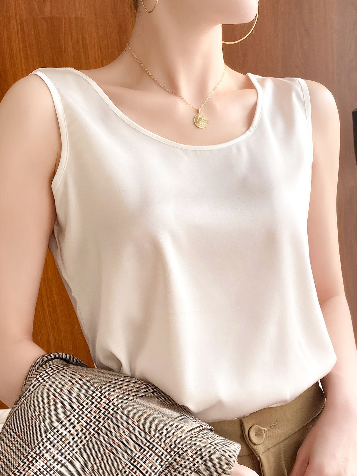 SOOYEH-NS Camisoles White 001