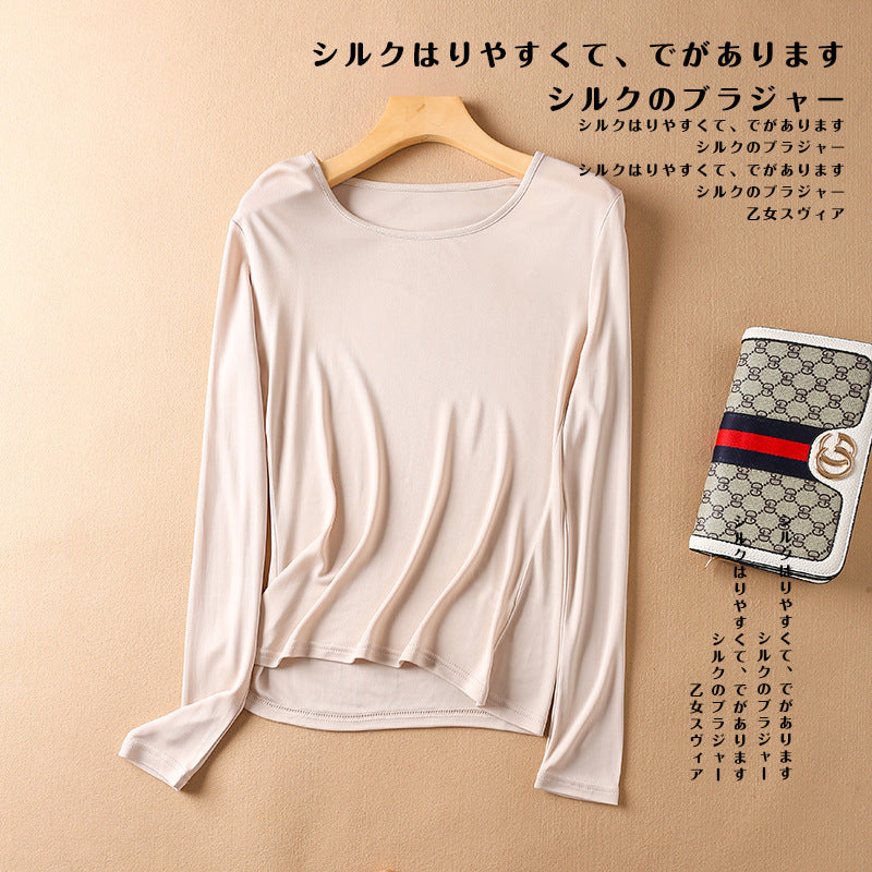 SOOYEH-NS Womens T-Shirt Beige 001