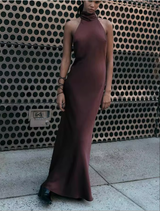 SOOYEH-NS Dress Brown 001
