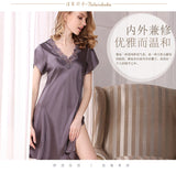 SOOYEH-NS Nightgown PurpleGray 002