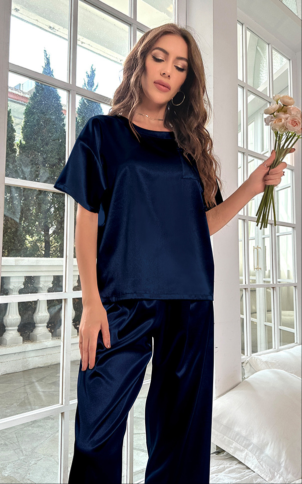 SOOYEH-NS Womens Pajamas DarkBlue 002