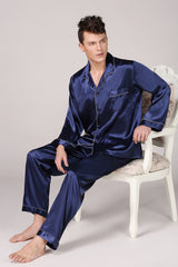 SOOYEH-NS Mens Pajamas DarkBlue 002