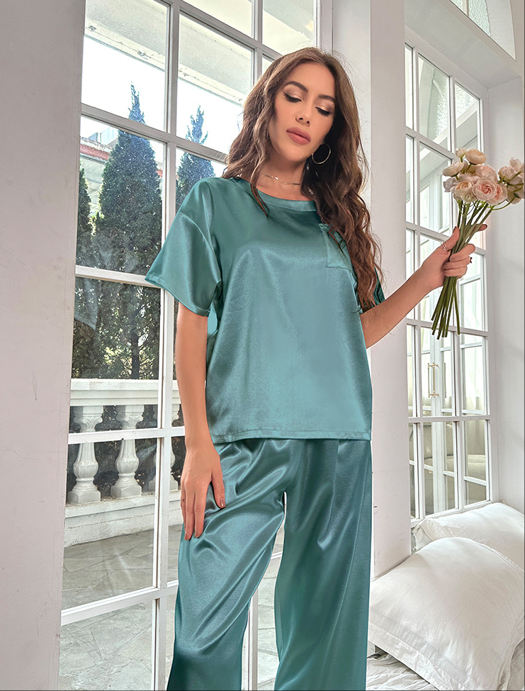 SOOYEH-NS Womens Pajamas GrayishBlue 002