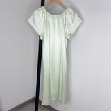 SilkSilky-NS Nightgown MintGreen 005