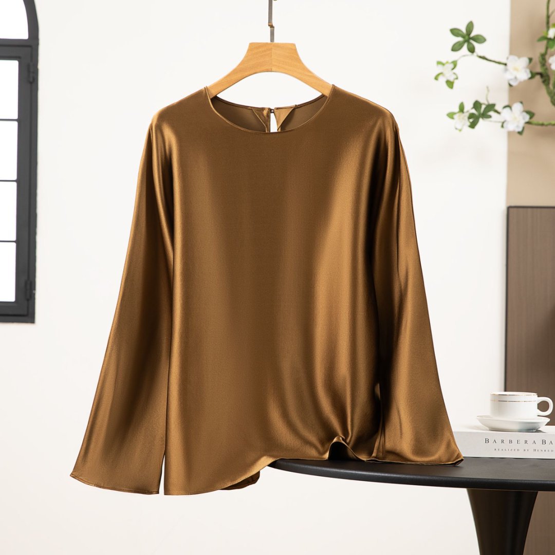 SOOYEH-NS Womens T-Shirt Brown 001