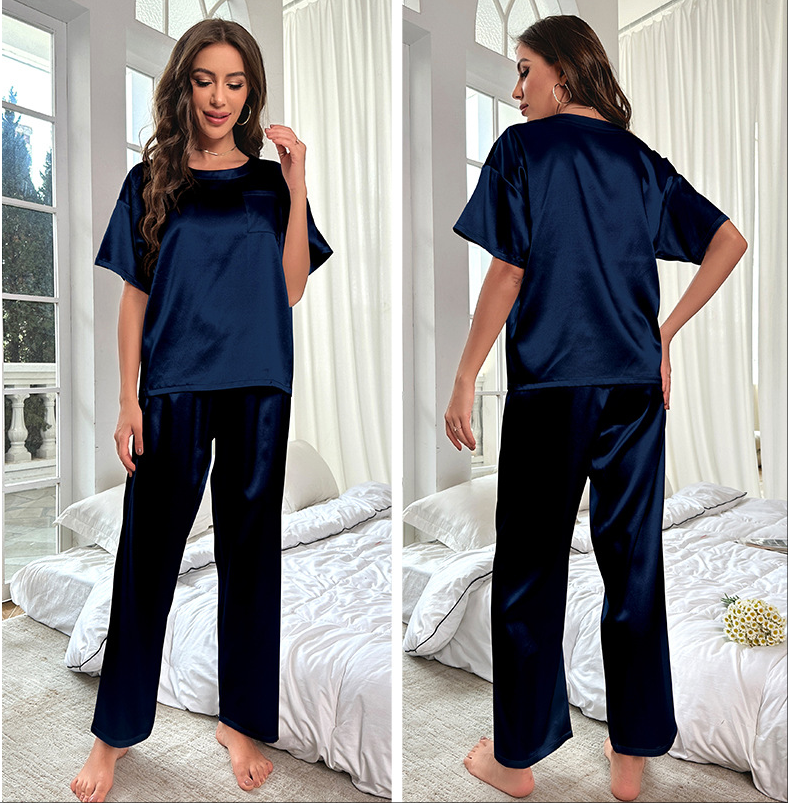 SOOYEH-NS Womens Pajamas DarkBlue 002