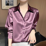 SOOYEH-NS Womens Shirt Purple 001