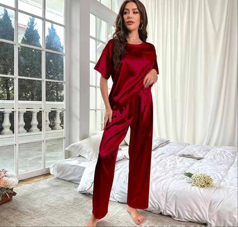 SOOYEH-NS Womens Pajamas Wine 001