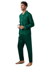SOOYEH-NS Mens Pajamas DarkGreen 002